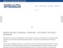Tablet Screenshot of mcquillanlaw.net